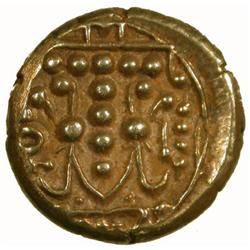 ALUPAS OF SOUTH KANADA: Anonymous, ca. 12th-13th century, AV pagoda (3.59g), Udupi