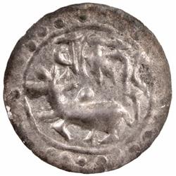 HARIKELA: Anonymous, ca. 900-1050, AR bracteate 10 ratti (1.44g)