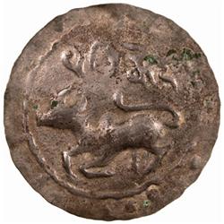 HARIKELA: Anonymous, ca. 900-1050, AR bracteate 10 ratti (1.71g)