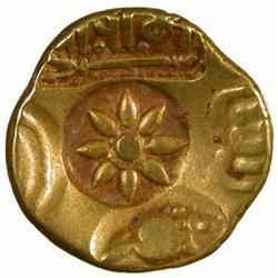 YADAVAS OF DEVAGIRI: Ramachandra, 1270-1311, AV pagoda (3.78g)