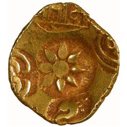 YADAVAS OF DEVAGIRI: Ramachandra, 1270-1311, AV pagoda (3.79g)