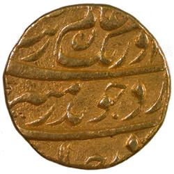 MUGHAL: Aurangzeb, 1658-1707, AV mohur (10.98g), Kabul, DM