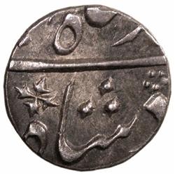 MUGHAL: Muhammad Shah, 1719-1748, AR 1/8 rupee (1.44g), Murshidabad, year 4