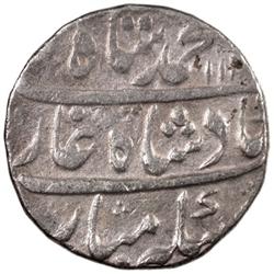 MUGHAL: Muhammad Shah, 1719-1748, AR rupee (11.22g), Katak, AH113x year one (ahad)