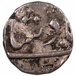MUGHAL: Alamgir II, 1754-1759, AR 1/4 rupee (2.87g), Murshidabad, year 2
