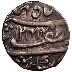 AWADH: Nasir-ud-din Haidar, 1827-1837, AR 1/4 rupee (2.77g), Lucknow, AH1244 year 2