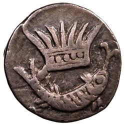 AWADH: Muhammad Ali Shah, 1837-1842, AR 1/8 rupee (1.36g), Lucknow, AH1263