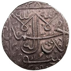 BHOPAL: Shah Jahan Begam, 1868-1901, AR nazarana 2 rupees, NM, AH1286