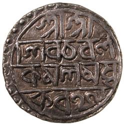 COOCH BEHAR: Nara Narayan, 1555-1587, AR rupee (10.20g), SE1477