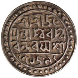 JAINTIAPUR: Lakshmi Narayan, 1670-1703, AR rupee (9.54g), SE1592