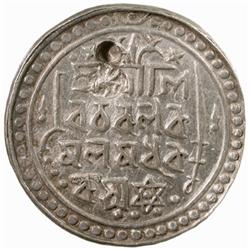JAINTIAPUR: Bar Gossain II, 1731-1770, AR rupee (9.76g), SE1653