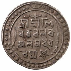 JAINTIAPUR: Bar Gossain II, 1731-1770, AR rupee (9.86g), SE1653