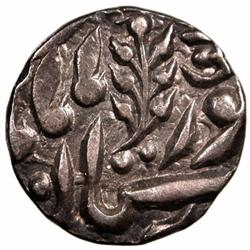 JODHPUR: Jaswant Singh, 1873-1895, AR 1/8 rupee (1.48g), Jodhpur, ND