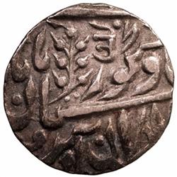 JODHPUR: Jaswant Singh, 1873-1895, AR 1/4 rupee (2.81g), Jodhpur, ND
