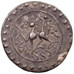 TRIPURA: Jaya Manikya, 1573-1577, AR tanka (10.75g), SE1495