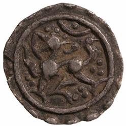 TRIPURA: Govinda Manikya, 1660-1661 & 1667-1676, AR 1/16 tanka (0.82g), ND