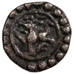 TRIPURA: Dharma Manikya, 1714 & 1728-1739, AR 1/16 tanka (0.64g), ND