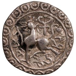 TRIPURA: Krishna Manikya, 1760-1766 & 1767-1783, AR tanka (10.57g), SE1582 (sic)