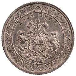 TRIPURA: Radha Kishora Deb Barman, 1896-1909, AR rupee (4.48g), TE1337 (=1930)