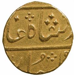 BOMBAY PRESIDENCY: AV mohur (11.31g), Surat, year 46