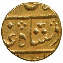 BOMBAY PRESIDENCY: AV mohur (11.56g), Surat, year 4(6)