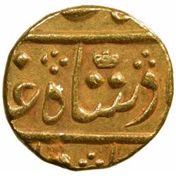 BOMBAY PRESIDENCY: AV mohur (11.48g), Surat, year 46