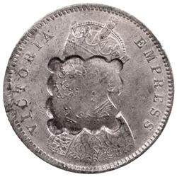 DJIBOUTI: 'Abd Latif, late 19th century, AR 1/2 rupee, NM, ND