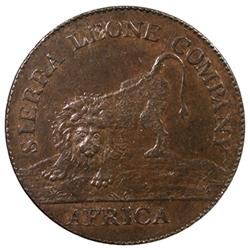 SIERRA LEONE: AE cent, 1796
