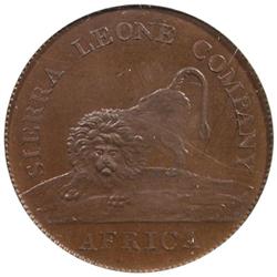 SIERRA LEONE: AE 50 cents, 1791
