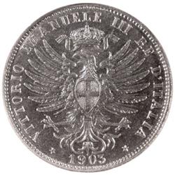 ITALY: Vittorio Emanuele III, 1900-1946, 25 centesimi, 1903-R