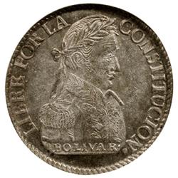BOLIVIA: AR 2 soles, Potosi, 1830