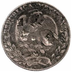 MEXICO: AR 8 reales, 1859-Zs