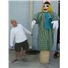 Image 3 : Bizarre Early Mechanical 7 Foot Circus Carnival Clown
