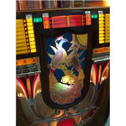 Original Wurlitzer Model 850 Jukebox Proud as a Peacock