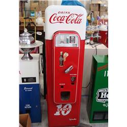Restored 1950's Coca-Cola 10 Cent Coke Vendo 44 Machine