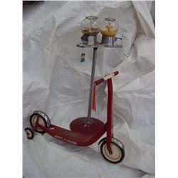 TOOTS SWEET ! 1950's Three Globe Gumball Machine w/.Original Candy