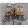 Image 2 : TOOTS SWEET ! 1950's Three Globe Gumball Machine w/.Original Candy