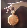 Image 1 : Solid 14kt. Gold 1885 Waltham Royal Pocket Watch Ornate Case