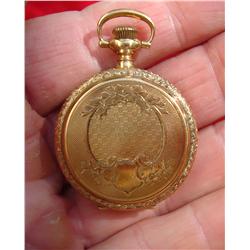 14kt.GOLD Elgin Ladies Ornate Case Pocket Watch