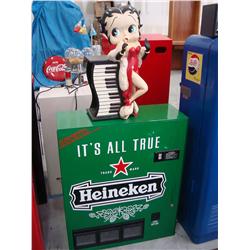 Vintage Working Heineken Beer Vending Machine