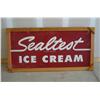 Image 1 : Yummy 1950's Sealtest Ice Cream Tin Advertising Roadside Sign