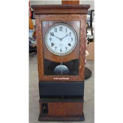 19th Century International Time Recording Company Clock