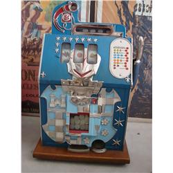 1940's Museum Quality Mills 5 Cent Slot Machine