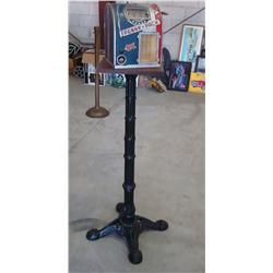 Elaborate Fancy Trade Stimulator Cast Iron Stand with Base