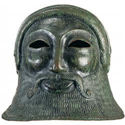 Mediterranean Style Metal Helmet/Mask