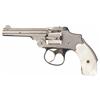 Image 2 : Excellent Smith & Wesson 32 Safety Hammerless 2nd Model Double Action Revolver with Pearl Grips