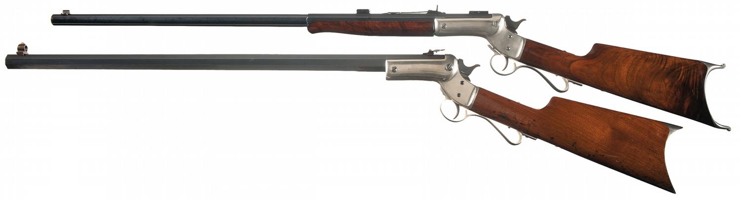 Collector's Lot of Two Stevens Tip Up Single Shot Rifles