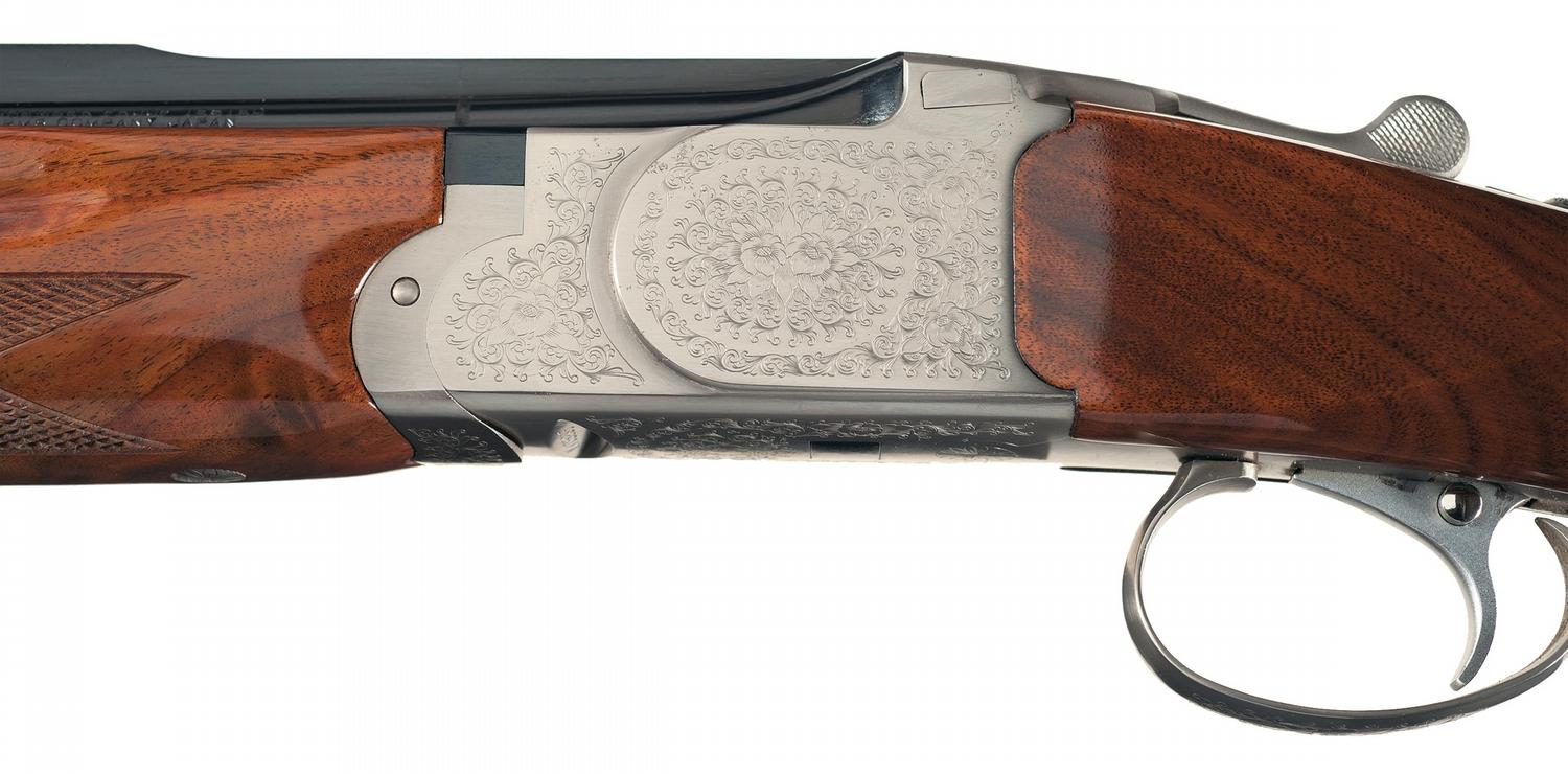 Engraved SKB Model 785 Three Gauge Skeet Barrel Set Over/Under Shotgun ...