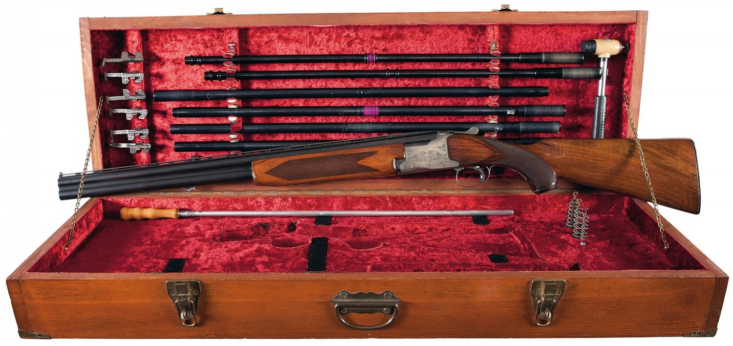 Cased Custom Winchester Model 101 Over/Under Shotgun with Barrel ...