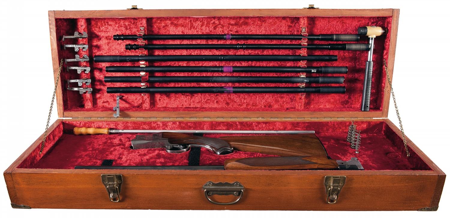Cased Custom Winchester Model 101 Over/Under Shotgun with Barrel ...